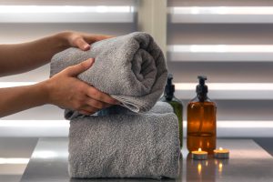 Memilih handuk mandi