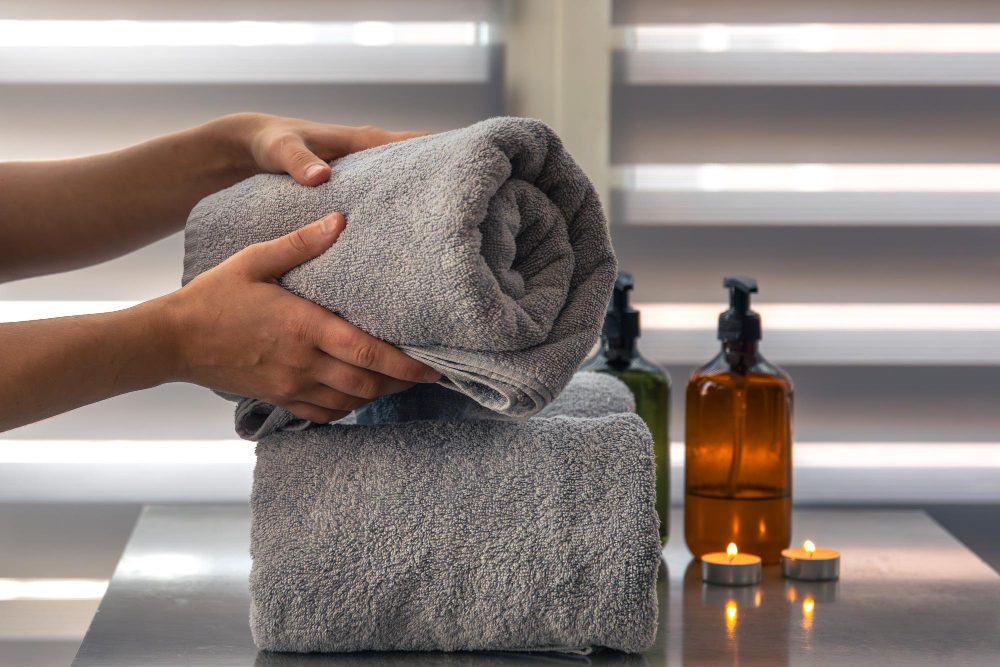 Memilih handuk mandi